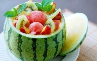 饭前吃糖饭后吃瓜,饭前甜点，饭后消食的完美组合